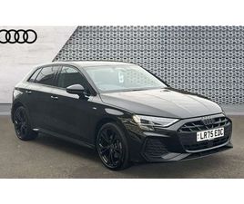 AUDI A3 AUDI A3 1.5 TFSI E 204 BLACK EDITION 5DR S TRONIC HATCHBACK 2025, 7949 MILES, £28666 - 33041396 - EXCHANGEANDMART.CO.UK
