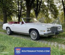 CADILLAC ELDORADO CABRIOLET CADILLAC ELDORADO CABRIOLET | 1984 | ROUTE 66 AUCTIONS — OLDTIMERS — MARKTPLAATS