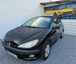PEUGEOT 206 1.4I 75CV 200.000KM 10/2000 OUTUBRO/00