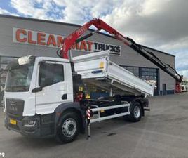 MAN TGM 18.320 EURO 6 FASSI 13 TONMETER LAADKRAAN NEW AND UN — VRACHTWAGENS — MARKTPLAATS
