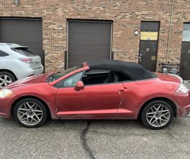2011 MITSUBISHI ECLIPSE GT-P V6 CONVERTIBLE-6 SPEED MANUAL-$4999