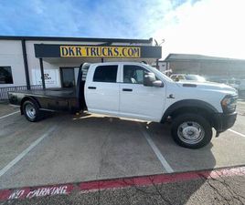 2023 RAM 5500 CREW CAB 4X4 FLATBED DIESEL