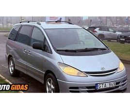 TOYOTA PREVIA 2001 M VIENATŪRIS | SKELBIMAS | 0138438356
