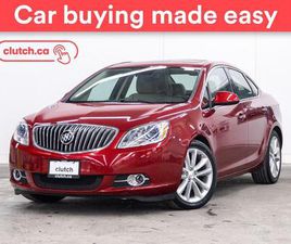 USED 2017 BUICK VERANO LEATHER GROUP W/ CRUISE CONTROL, HEATED FRONT SEATS, REARVIEW CAMERA