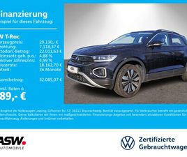 T-ROC GOAL 2.0TDI DSG LED NAVI AHK RFK ACC SHZ