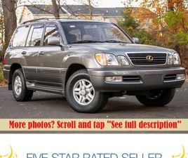 1999 LEXUS LX 470 470 LX470 1 OWNER 25K MI DEALER SERVICED CARFAX WE SHIP!
