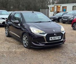 2016 DS AUTOMOBILES DS 3 CABRIO 1.6 THP PRESTIGE CABRIOLET EURO 6 (START/STOP) 2DR CONVERTIBLE PETROL MA...