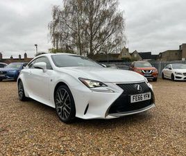 2016 LEXUS RC 200T 2.0 F-SPORT 2DR AUTO COUPE PETROL AUTOMATIC
