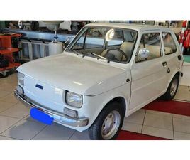 FIAT 126 1975 FIAT 126 BLANC MANUEL, 4 VITESSES CONDUITE À GAUCHE...