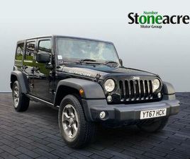 2017 JEEP WRANGLER WRANGLER 4-DOOR RUBICON 3.6 V6 AUTO CONVERTIBLE PETROL AUTOMATIC