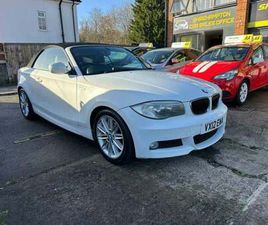 2011 BMW 1 SERIES 118I M SPORT 2DR CONVERTIBLE PETROL MANUAL