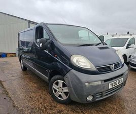 VAUXHALL VIVARO 1.9 DIESEL LWB ONE OWNER FROM NEW NO VAT