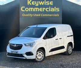 VAUXHALL COMBO 2020 VAUXHALL COMBO 1.6 TURBO D 2300 SPORTIVE L1 H1 EURO 6 (START/STOP) 4DR PANEL VAN DIESEL MANUAL