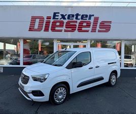 VAUXHALL COMBO 2022 VAUXHALL COMBO TURBO D 2300 SPORTIVE PANEL VAN DIESEL MANUAL