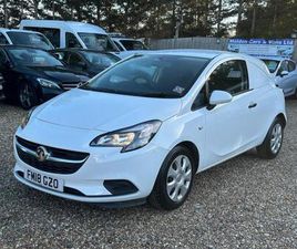VAUXHALL CORSA VAN 2018 VAUXHALL CORSA VAN 1.3 CDTI ECOFLEX FWD L1 H1 (START/STOP) 3DR START/STOP CAR DERIVED VAN DIESEL MA...