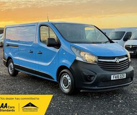 2016 VAUXHALL VIVARO 2900 1.6CDTI BITURBO 120PS ECOFLEX H1 VAN PANEL VAN DIESEL MANUAL