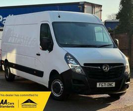 2021 VAUXHALL MOVANO 2.3 CDTI 3500 BITURBO FWD L3 H2 EURO 6 (START/STOP) 5DR PANEL VAN DIESEL MANUAL