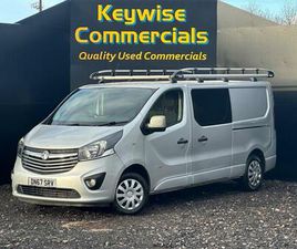 2017 VAUXHALL VIVARO 1.6 CDTI 2900 BITURBO ECOTEC SPORTIVE CREW VAN L2 H1 EURO 6 (START/STOP) 5DR (6 SE ...