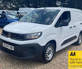 2024 VAUXHALL COMBO 1.5 TURBO D 2300 PRIME PANEL VAN SWB EURO 6 (START/STOP) 5DR PANEL VAN DIESEL MANUAL