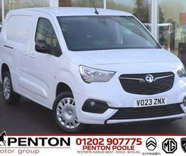 2023 VAUXHALL COMBO 1.5 TURBO D 2300 PRO L2 H1 EURO 6 (START/STOP) 6DR PANEL VAN DIESEL MANUAL