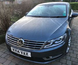 VOLKSWAGEN, CC, COUPE, 2014, MANUAL, 1968 (CC), 4 DOORS NOW DROPPED TO £4000 FOR QUICK SALE