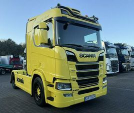 SCANIA R450 E6 4X2 STANDARD NISKA KABINA BOGATO WYPOSAŻONA !!! CALA NA PODUSZKACH ... WIDELKI