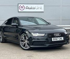 AUDI A7 SPORTBACK 2017 AUDI A7 3.0 TDI V6 BLACK EDITION SPORTBACK 5DR DIESEL S TRONIC QUATTRO E