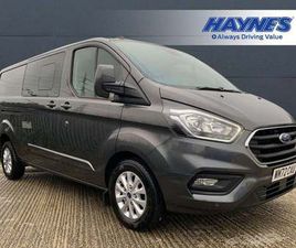 2022 FORD TRANSIT CUSTOM 2.0 320 ECOBLUE LIMITED CREW VAN AUTO L2 H1 EURO 6 5DR PANEL VAN DIESEL ...