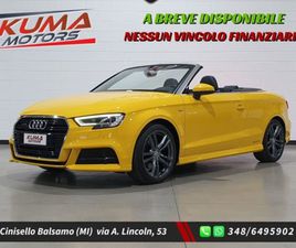 A3 1ª SERIE 2.0 TFSI 190CV S TRONIC S LINE QUATTRO CABRIO