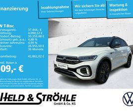 T-ROC R-LINE BLACK 1.5 TSI DSG AHK LED NAVI KAM