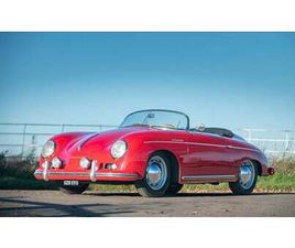 1956 PORSCHE 356 ROUGE MANUEL, 4 VITESSES CONDUITE À GAUC...