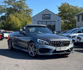 2017 MERCEDES-BENZ C CLASS 2.1 C220D AMG LINE CABRIOLET G-TRONIC+ EURO 6 (START/STOP) 2DR CONVERTIBLE DI...