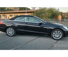MERCEDES E 200 CGI CABRIO LUXURY AUTOM PELLE TOP