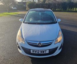 2012 VAUXHALL CORSA 1.2 LIMITED EDITION 3DR HATCHBACK PETROL MANUAL