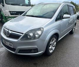 2006 VAUXHALL ZAFIRA 1.8I DESIGN 5DR MPV PETROL MANUAL