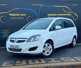 2011 VAUXHALL ZAFIRA 1.6I [115] EXCLUSIV 5DR MPV PETROL MANUAL