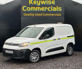 2020 CITROEN BERLINGO 1.5 BLUEHDI 1000 ENTERPRISE M SWB EURO 6 (START/STOP) 5DR PANEL VAN DIESEL MANUAL