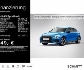 AUDI A3 SPORTBACK S LINE 35 TDI NAVI+LED+ACC+S-TRONIC