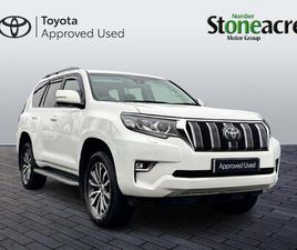 TOYOTA LAND CRUISER TOYOTA LAND CRUISER INVINCIBLE SUV'S 2.8D INVINCIBLE AUTO 4WD EURO 6 (START/STOP) 5DR (7 SEAT)