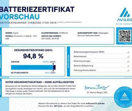 CUPRA FORMENTOR 1.4 TSI AUTOMATIK E-HYBRID LED ACC SZHZG