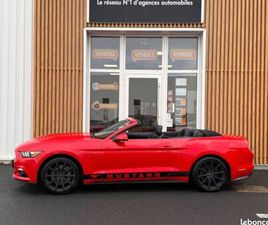 FORD MUSTANG CABRIOLET 2.3 ECOBOOST 317CV PREMIUM SIEGES CHAUFFANTS REFRIGIRANTS SON SHAKER ENTRETIEN