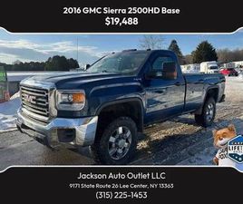 2016 GMC SIERRA 2500 HD REGULAR CAB - FINANCING AVAILABLE!