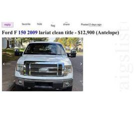 ***FRAUD*** SCAM / FRAUD ALERT *** 2009 FORD F150 ***