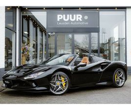 FERRARI F8 SPIDER 3.9 V8 [NERO DAYTONA SPECIAL METALLIC] CARBON RACING SEATS - CUOIO ALCANTARA - LIFT - PASSENGER DISPLAY