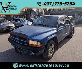 2002 DODGE DAKOTA QUAD CAB 131 WB SPORT