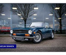 TRIUMPH TR6 - SOFT TOP * RVS UITLAAT * SPAAKWIELEN * ZEER MOOI