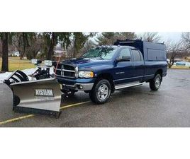 2003 DODGE RAM 3500 WITH WESTERN 8'6 V PLOW STAINLESS