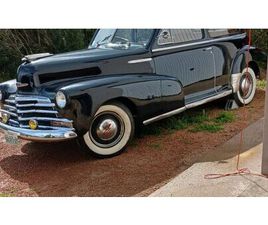 CHEVROLET FLEETLINE 1948 CHEVROLET FLEETLINE NOIR MANUEL, 3 VITESSES CONDUITE...