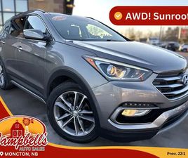 2018 HYUNDAI SANTA FE SPORT 2.0T SE PANORAMIC SUNROOF! AWD! B...