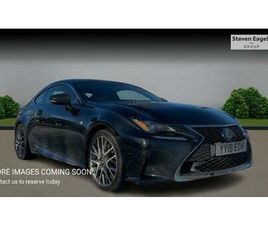 LEXUS RC RC300H 2.5 300H F SPORT COUPE 2DR PETROL HYBRID CVT EURO 6 (START/STOP) (223 PS)-/